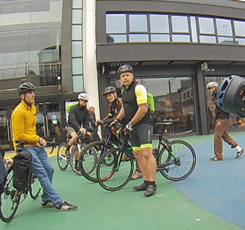 Cycling activity at roadshow